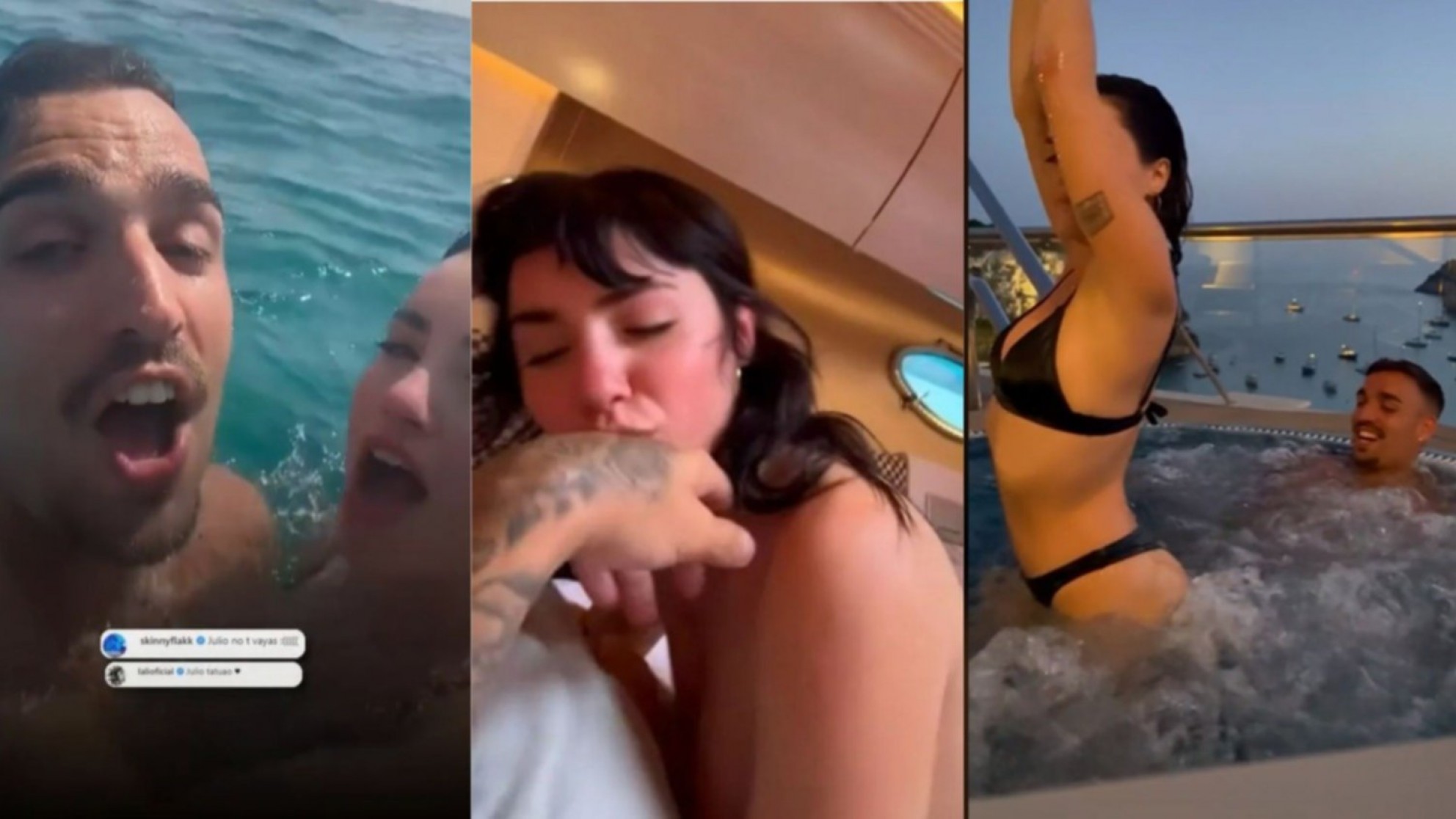 Rels B publicó un fogoso video en la cama junto a Lali desnuda